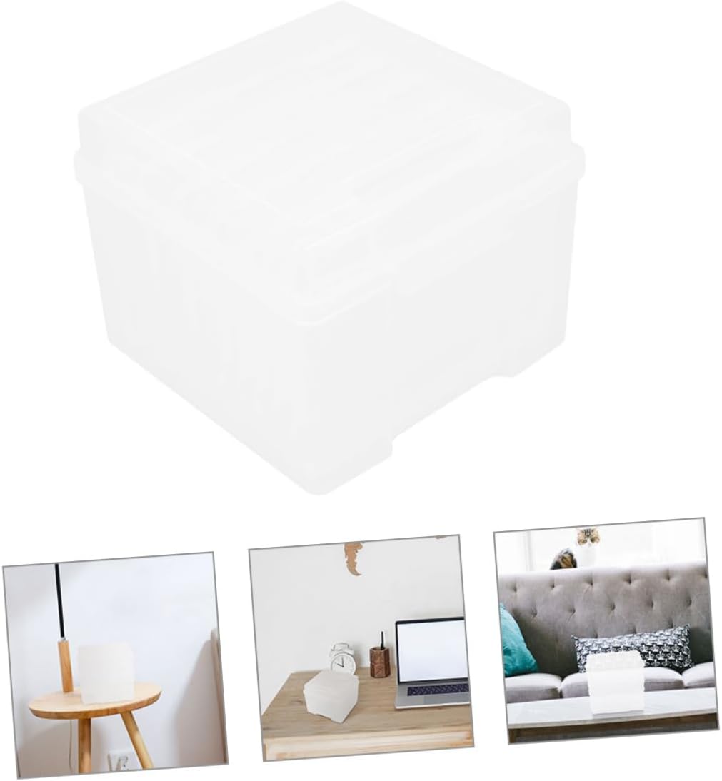 Angoily Photo Case for Pictures Multi-functional Organizer Box Snap Closure for Postcards Seeds and Accessories