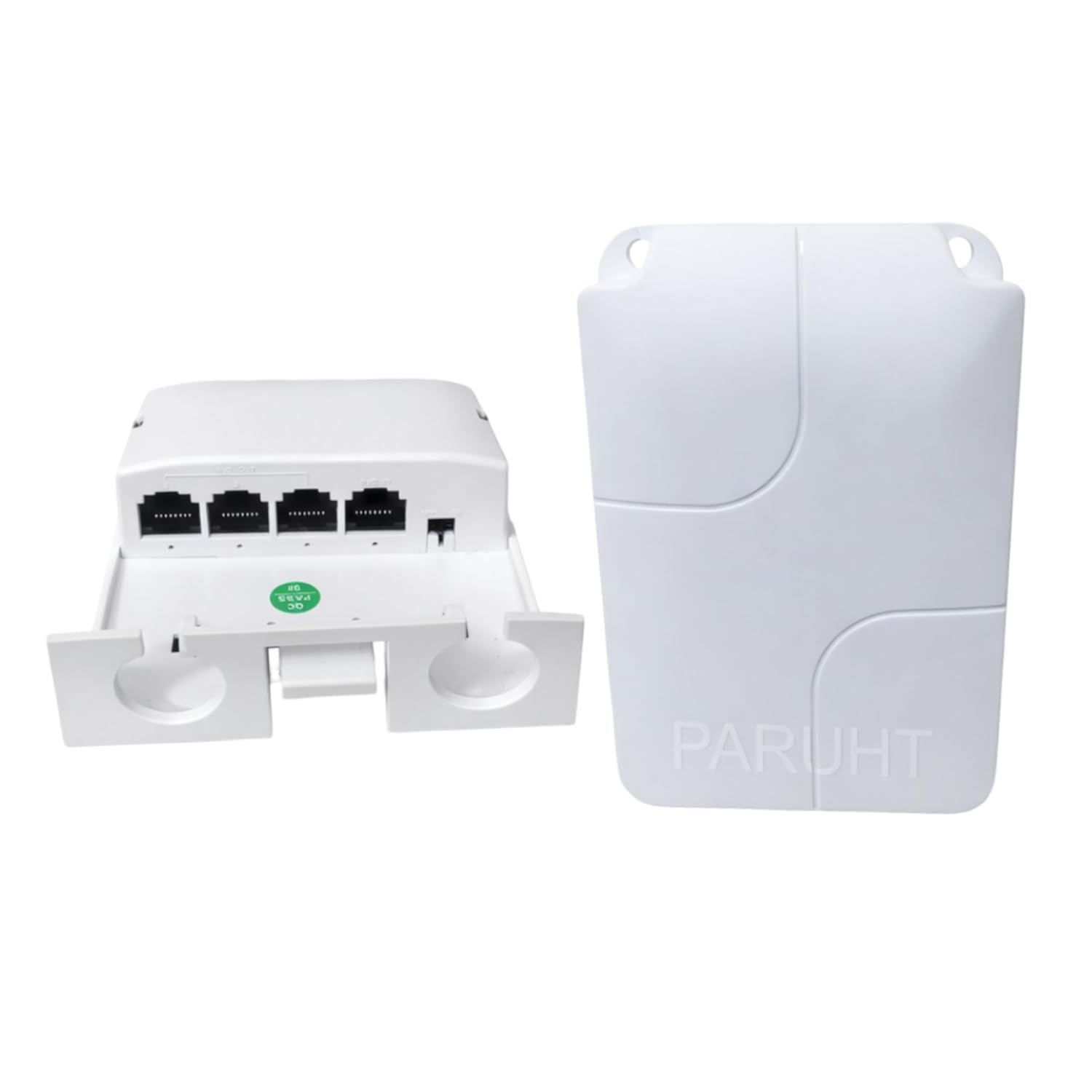 Grand Outdoor Waterproof PoE Extender 3-Port, 1x PoE-in & 3X PoE-Out (IEEE 802.3af/at), Extend up to 100m, White 3POEWPF