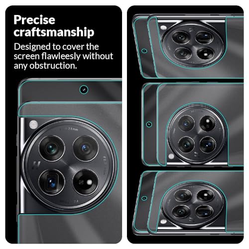 Image of FIRST MART Screen Protector for OnePlus 12 5G (6.82 Inches) Edge-to-Edge Front and Back Guard with Installation Kit, Case Friendly Screen Coverage| Matte, Ultra Thin Unbreakable Membrane