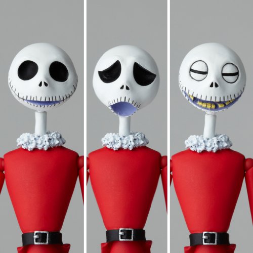 Figura de acción Santa Jack Skellington Nightmare Before Christmas miniatura 3