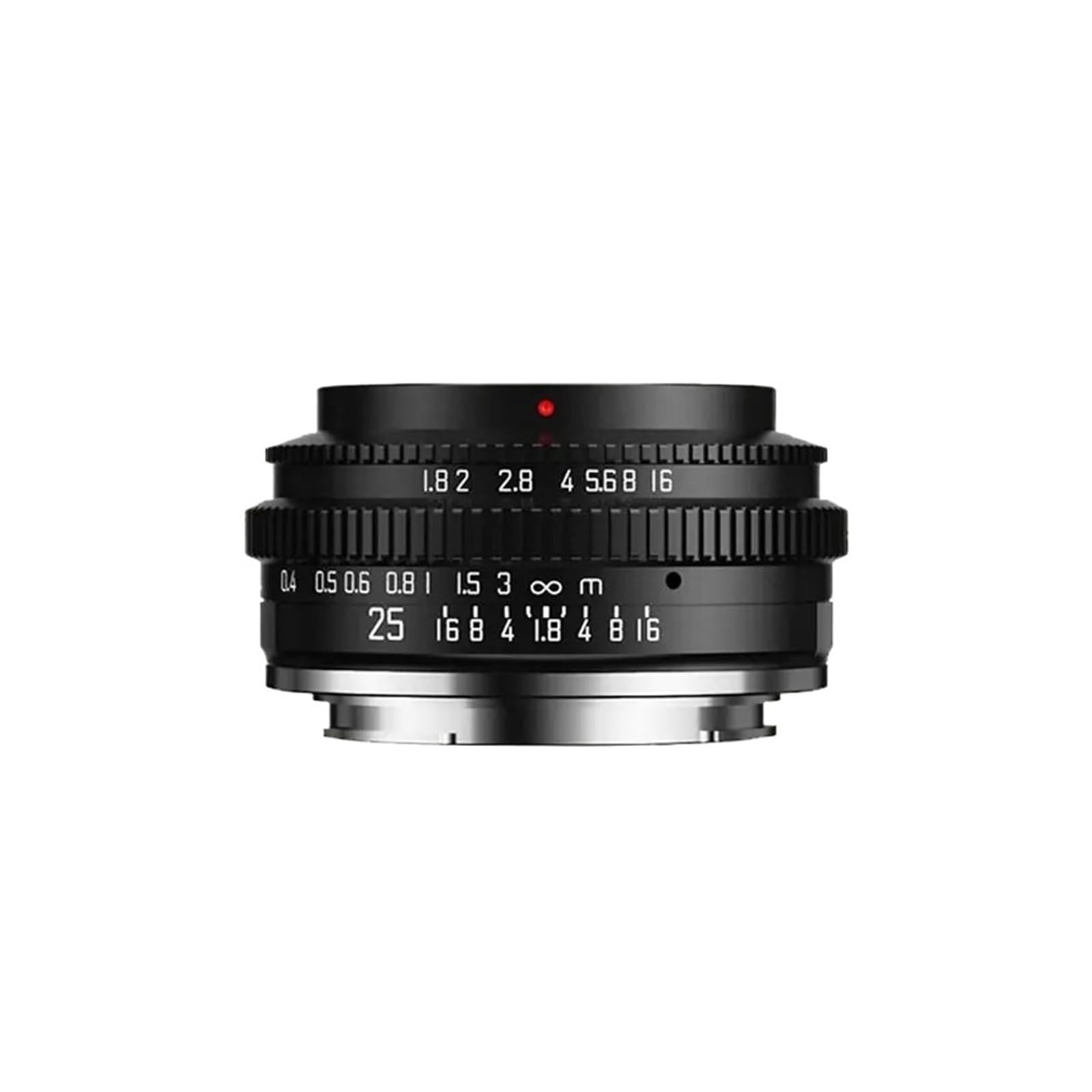 Camera Lens, 25mm F1.8 Fixed Portrait Lens,Compatible for Sony E, Fuji X, Canon RF/EF-M, M4/3, Nikon Z, L Mount,in Parts(M4/3)