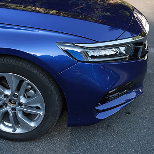 Tomall Headlight Sidemarker Vinyl Reflective Stickers Compatible With Honda 10Th Accord 2018 2019 2020 2021 2022 Strong Reflective Decals Film Decorations For Car (Blue) #TOP5