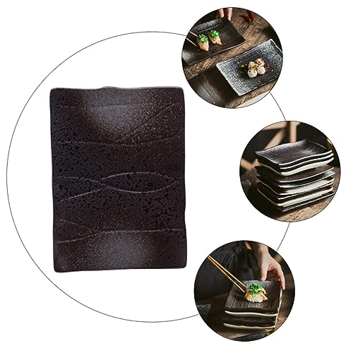 Platos rectangulares para sushi estilo japonés cerámica 2 pcs miniatura 7