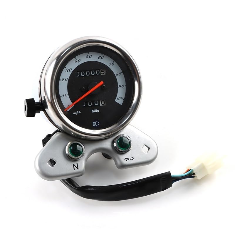 Tachymètre ensemble d'instruments de moto robuste 12V double odomètre - 3