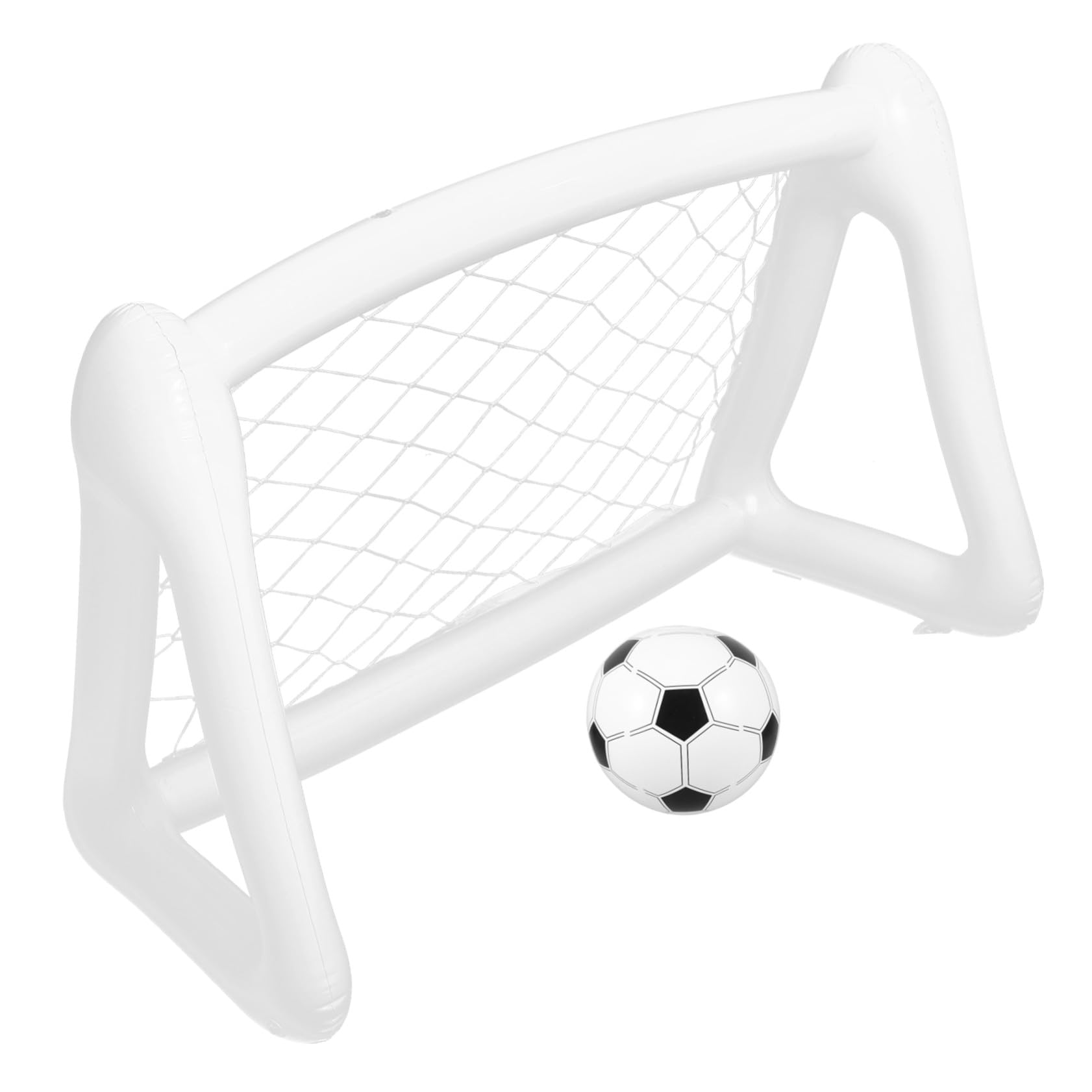 Porta da Calcio Gonfiabile per Bambini in Pvc, Pieghevole e Portatile, per Allenamento di Calcio e Giochi All'aperto, Set Completo per Giardino