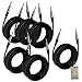 Guitar Cords (6 Pack) Instrument Cable by Fat Toad|20 FT 1/4 Inch Straight-End Wires for Electric or Acoustic Guitar, Bass, Keyboards and Music Sound Recording Studio|Shielded 20 Gauge Patch Conductor