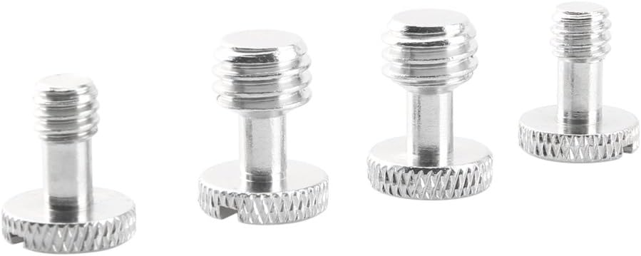 NICERYIG 3/8 Inch and 1/4 Inch Camera Quick Release Screw Tripod Screw Adapter Connecter DSLR Camera Rig Accessories