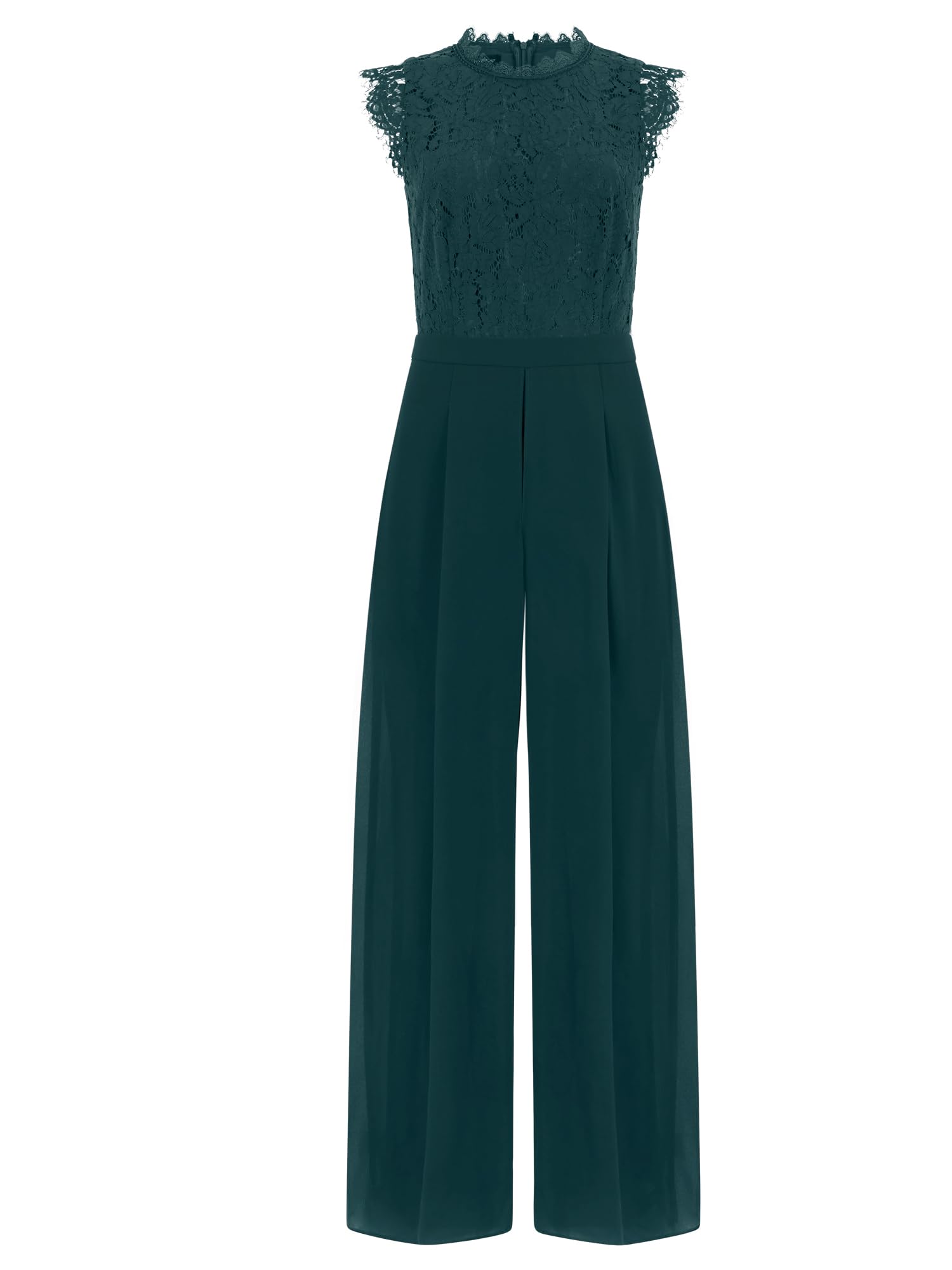 APART Fashion Damen Overall mit Spitzenoberteil overall