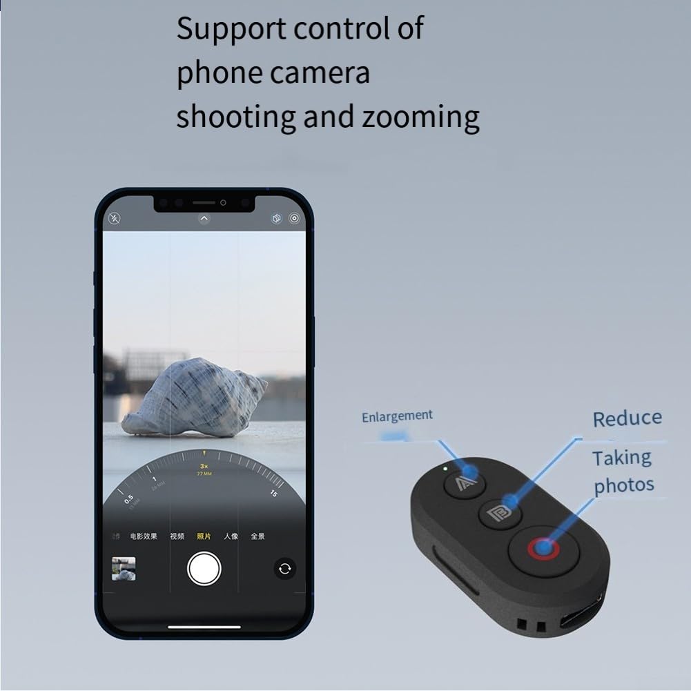 Télécommande intelligente pour Insta360 X5 X4 PRO2 GOPRO13/12, télécommande à portée d'action compatible Bluetooth, accessoire de filmage à distance sans fil