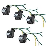 Das Relais hat 5x 6,3 mm Flachsteckanschlüsse: 30, 87, 87a, 85, 86