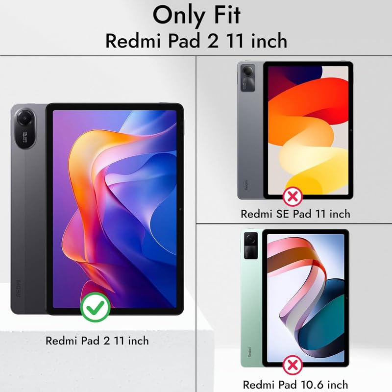 Image of Unbreakable Screen Protector Guard for Redmi Pad 2 11 inch Tablet, |1 Pack| 9H Flexible PET Film, HD Clear, Anti-Scratch, Bubble-Free (Not a Tempered Glass)