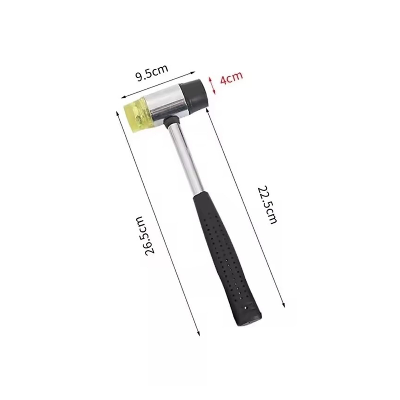 Mini plataforma de martillo de 25/30/35/40/45 mm con cabeza de nailon | Herramienta manual Mango antideslizante Nylon Goma(45mm)