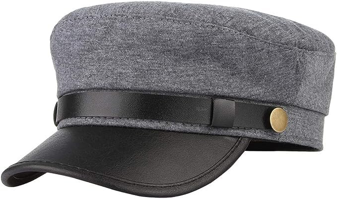 Image of Chauffeur Hat for Men Women, Classic Vintage Captain Hat Newsboy Cap Costume Hats