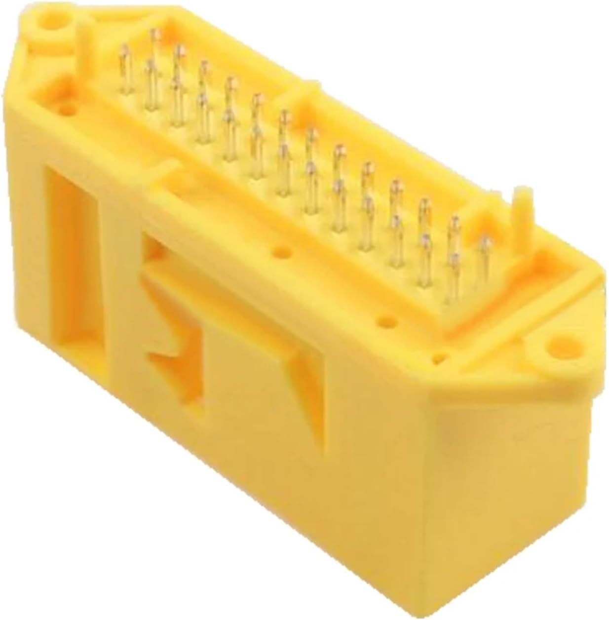 26 Pin male yellow car modified harness connector with terminal 185226-1, DJ72681-0.6-10 26P connector(5 Sets)