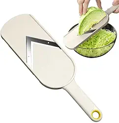 Triturador de repolho para salada de repolho - ralador de fatiador de repolho - Utensílios de cozinha manuais para vários fins, picador de revestimento de cozinha aço inoxidável (2 peças)
