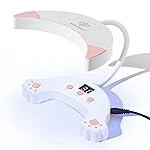 modelones UV LED Nail Lamp, Gooseneck UV Light for Gel Nails, 48 W Nail Light for Gel Polish with 3 Timers and LCD Display, LED Lamp for Fast Curing Gifts for Women Girls
