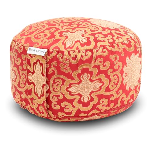 Yoga Laden Meditationskissen Yogakissen Brokat 15cm - Yoga...