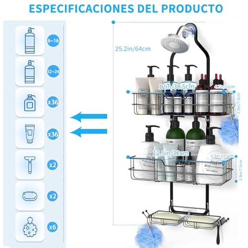 Lista de Estantes para ducha comprados en linea. 9 Imagen adicional