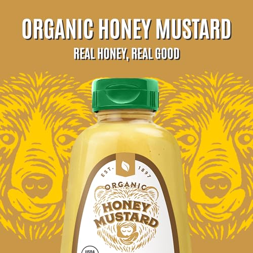Image of Koops' Organic Honey Mustard - Gourmet Mustard, Gluten-Free, Kosher, Made in USA, From Quality Mustard Seeds, Honey Mustard Sauce - 12 Oz, Pack of 2
