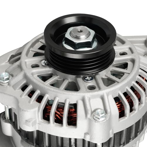 Image of PHILTOP New Alternator Replacement for 2001-2006 Hyundai Elantra, 2000-2005Accent, 2005 Kia Spectra, 2003-2004 2008Tiburon, 2005Tucson, 2005 Spectra5, 2006 Sportage 13973N 12V 90Amp CW 4-Groove Pulley