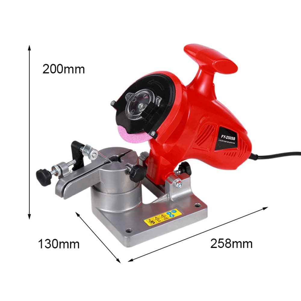 Amoladora de Cadena eléctrica, Amoladora de Cadena eléctrica de Mesa, pulidora de Cadena de Sierra Profesional, Herramientas de molienda de Archivos de Cadena eléctrica, Motor de Cobre Puro