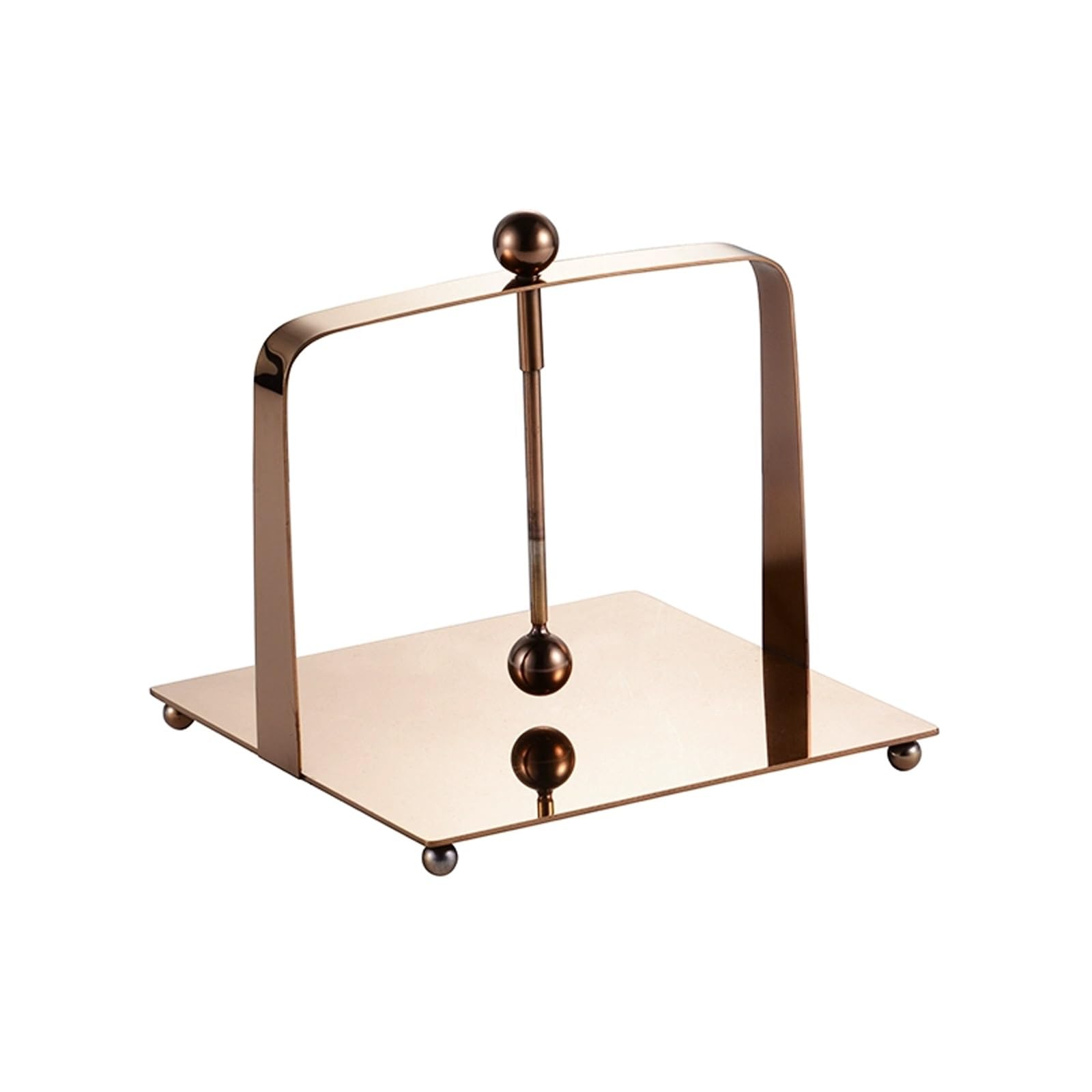 Servilleteros de Mesa, de Metal, for Cocina, Planos, de Acero Inoxidable, Decorativos for el hogar y el Hotel.(Rose Gold)