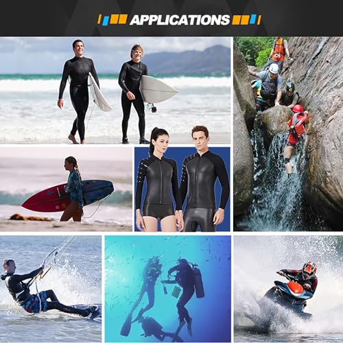 Chaqueta de neopreno para buceo 3mm, manga larga térmica para hombre y mujer para natación, snorkel, scuba y surf miniatura 5