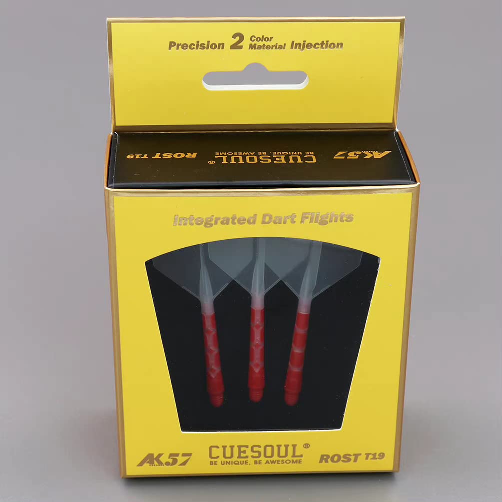 CUESOUL ROST T19 Integrated Dart Shaft and Flights Big Wing Shape,Set of 3 โ image 1