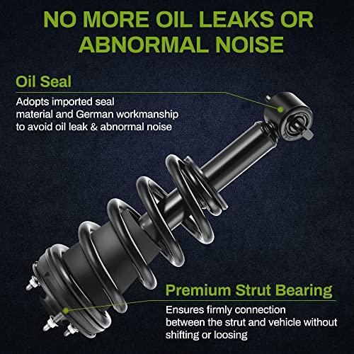 Autosaver88 Front Complete Quick Struts Rear Shock Absorber Compatible With Chevrolet Avalanche, Suburban, Suburban 1500, Tahoe, Gmc Yukon, Gmc Yukon Xl, Gmc Yukon Xl 1500 #TOP2
