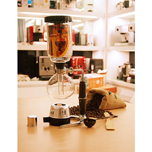 Cosy-YcY Coffee Maker 5-Cup Coffee Syphon / Vacuum Glass Coffee Maker Coffee Brewer (Coffee Syphon)