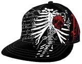 Pike,Red Skull Wide Bill, Schirmmütze