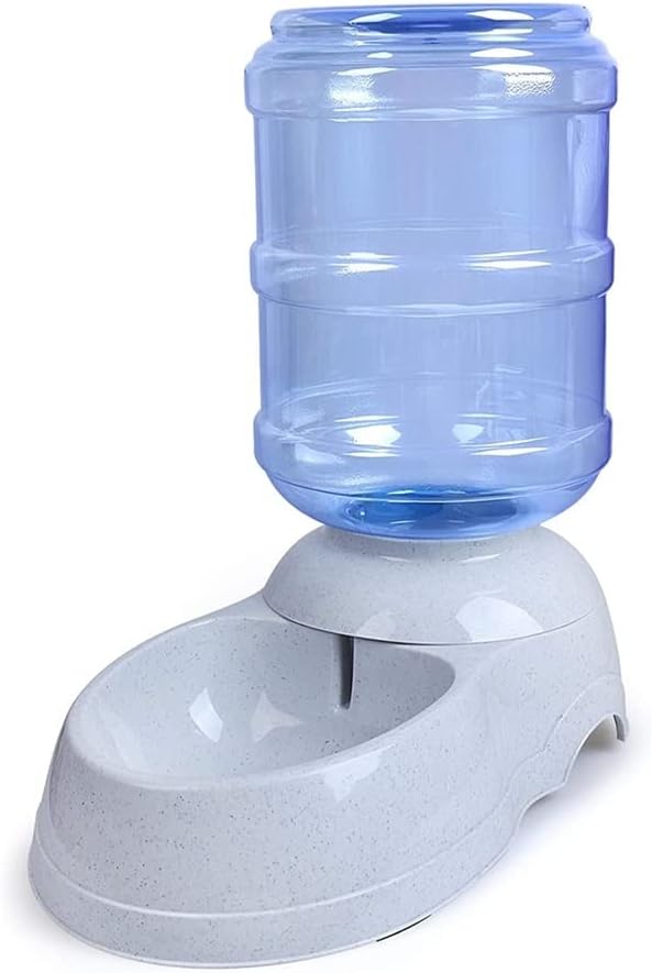 Pet Fountain Pet Water Dispenser Station Replenish Pet Waterer for Big Dog Cat Animal Automatic Gravity Water Drinking Fountain Bottle Bowl Dish Stand Pet Water Dispenser