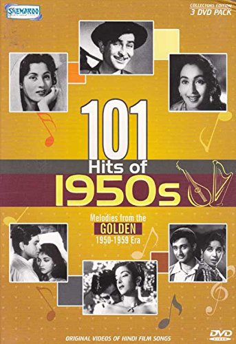 101 Hits of 1950s Hindi DVD (Bolllywood/Music/Songs/Music)
