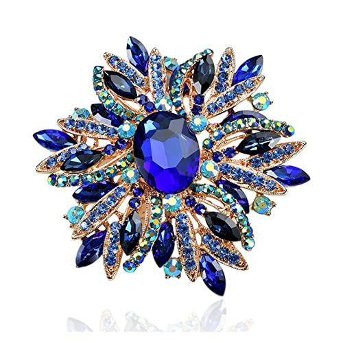 Broche fleur tendance en alliage pour sublimer un corsage de mariage ou un blazer de bureau