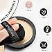 CUPID CARE 6 Pcs Triangle Powder Puff with 2 Travel Cases, Setting Powder Puffs for Face, Velour Makeup Puff for Loose Powder Body Powder, Blender Sponge Foundation Blending Sponges Beauty Tools