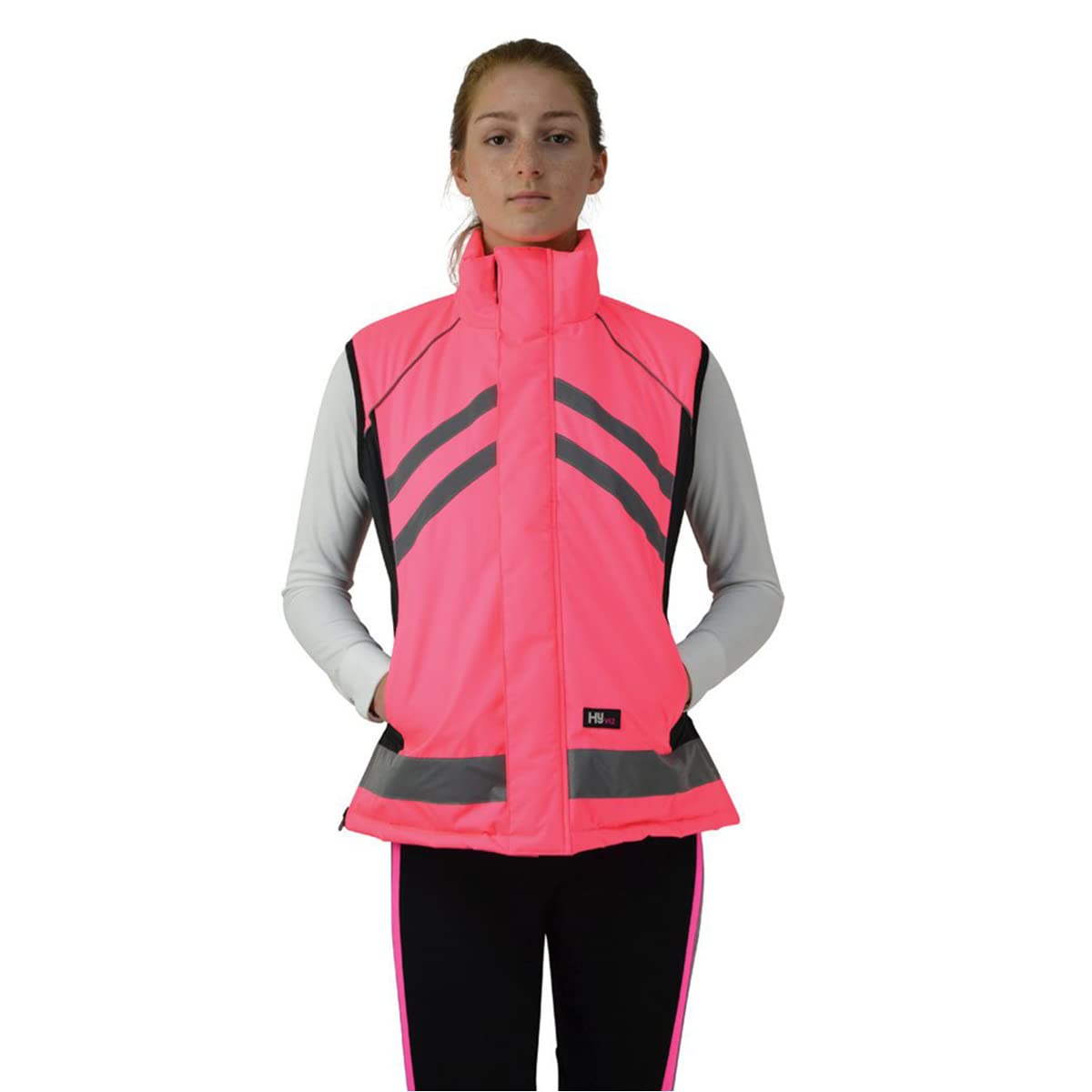 HY Viz Padded Reflective Waistcoat X Large Pink