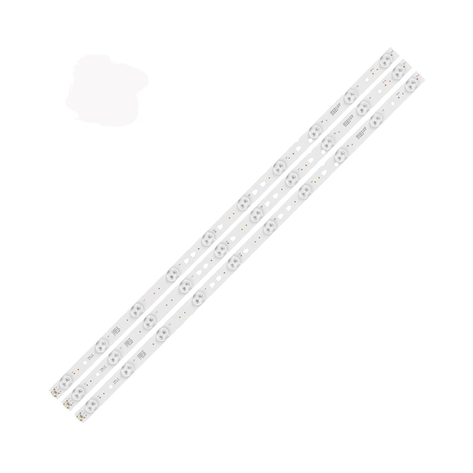 LED-Hintergrundbeleuchtungsstreifen 3 Stück 10 LEDs 635 mm for 32PAL535 LE32B310N LED315D10-07(B) 30331510219 LED315D10-ZC14-07(A) 30331510213 TV-Ersatzlampen