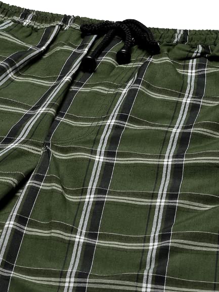 Image of SOJANYA (Since 1958 Men's Cotton Checked Nightsuit Set
