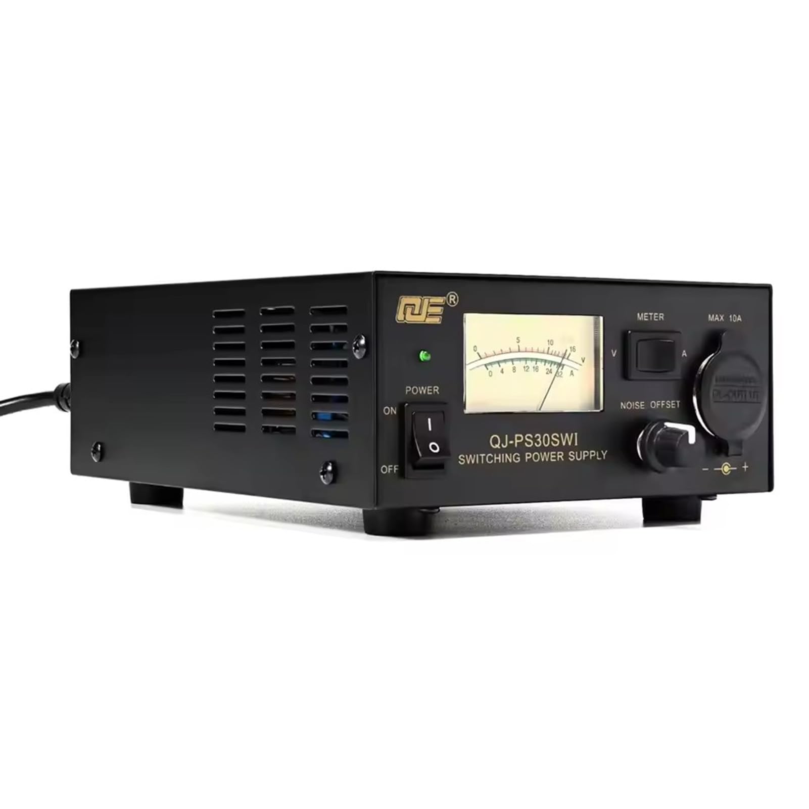 Alimentation de Table 13,8 V 30 A, Alimentation à découpage régulée pour Radio Amateur, Compteur analogique rétro avec rétroéclairage, Contrôle du décalage du Bruit