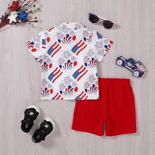 YALLET Toddler Boy Clothes Summer Outfits Hawaiian Shirt 1-10 Years — view 5