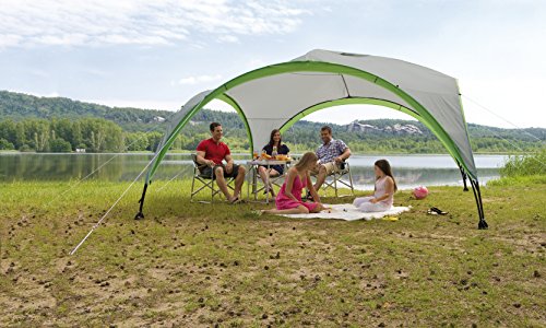 Coleman Gazebo, Event Shelter Pro for Garden and Camping, Sturdy Steel Poles Construction, Large Tent, Portable Sun Shelter with Protection SPF 50, White and Green - Image 5