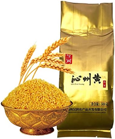 Hulled Millet, 17.6oz millet grain Whole Grain Seeds Chinese millet coarse food grain cereal millet flour