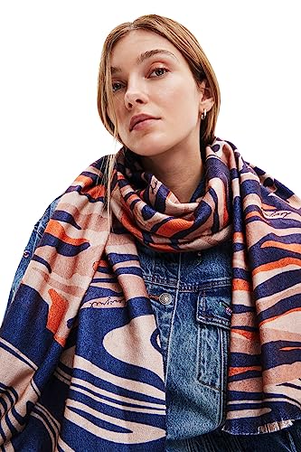 Desigual SCARF_PATCH ZEBRA, 6007 BEIGE SAFARI, U4