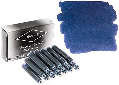 Diamine Fountain Pen Ink Cartridges - Midnight