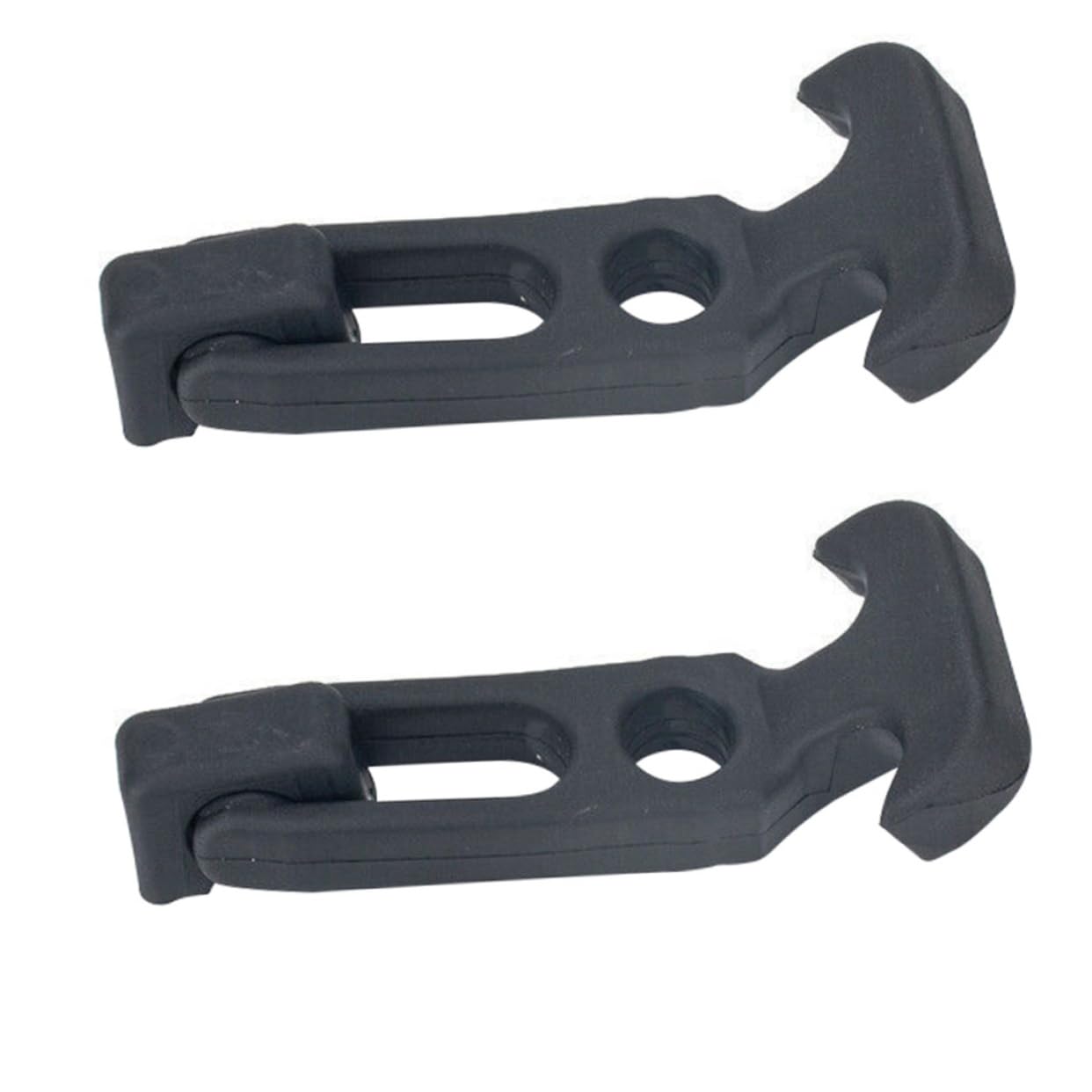 TIDTALEO 2sets Professional T-Handle Hasp Draw Latch for Box Rubber Catch Heavy Duty Vibration Absorption