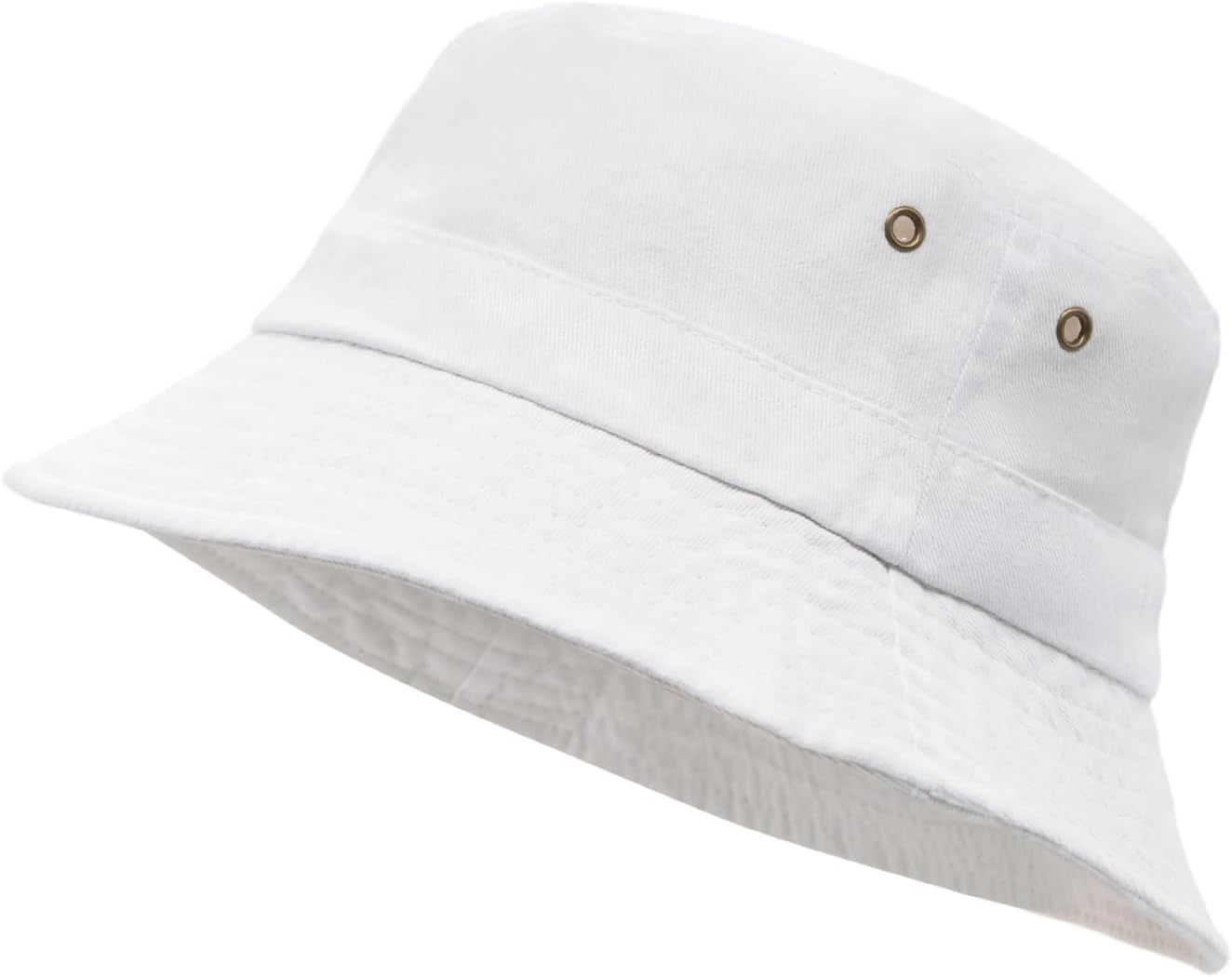 YAMEIZE Retro Cotton Bucket Hats for Women Men Vintage Trendy Fishing Foldable Sun Hat Summer Beach