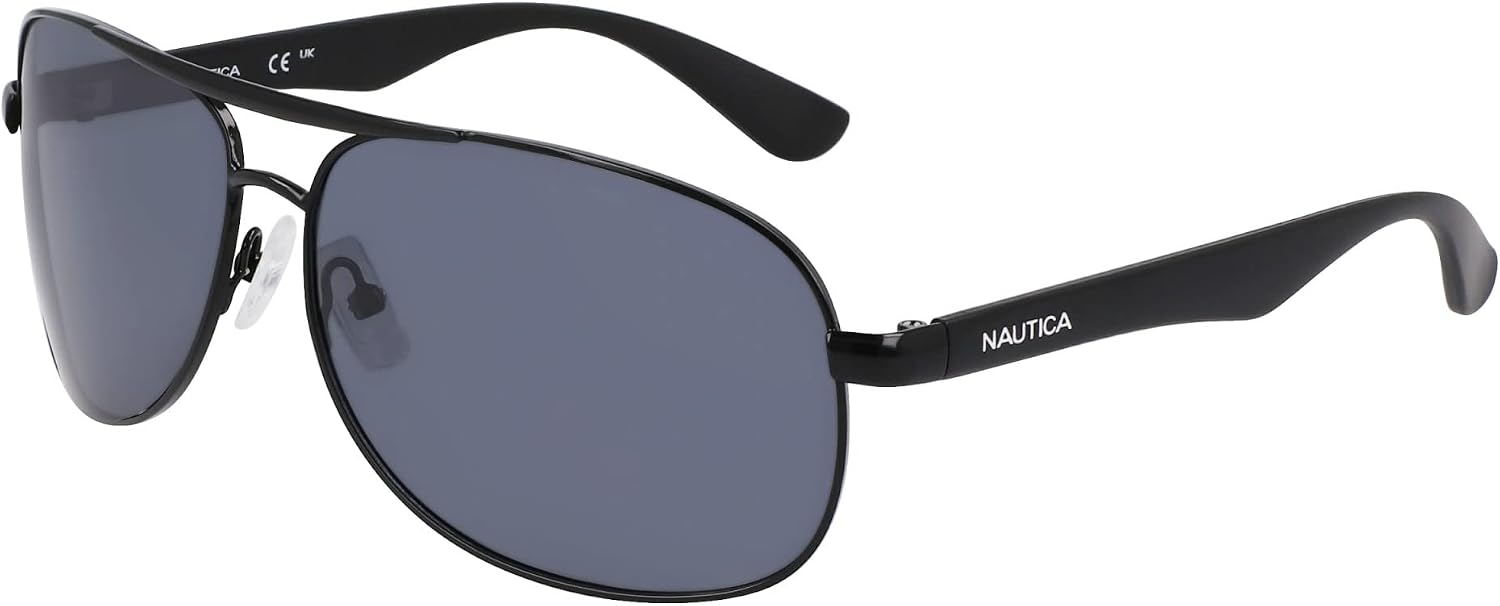 Nautica mens N2245s Aviator Sunglasses