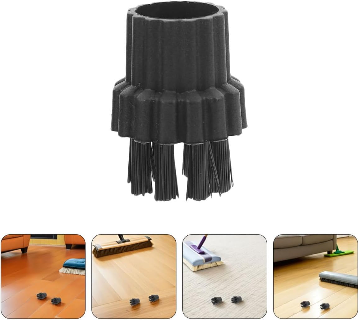 Gadpiparty 12pcs M8 Nylon Steam Cleaner Brush Heads Replacement Attachments for Household Hard Surface Cleaning Kitchen Bathroom Tile Floors
