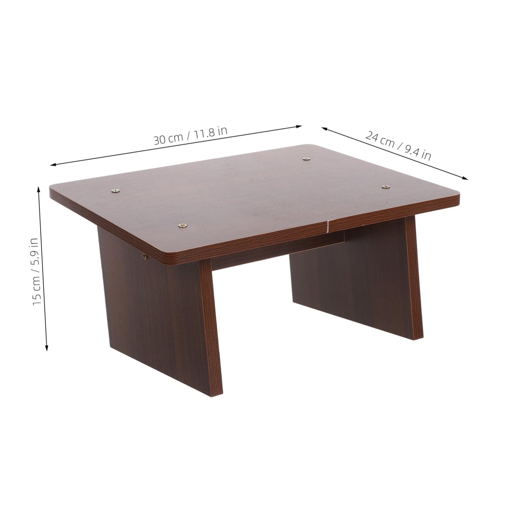 Sgabello Poggiapiedi da Ufficio in Legno Inclinato Antiscivolo | Supporto per Postura, Leggero per Sala Studio e Salotto, Design Moderno Contemporaneo