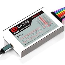 LA2016 USB Logic Analyzer, Full 16 Channels 2 PWM Channels 200MHz Sampling Rate PC Software Logic Analyzer for PC Analysis on Win XP/7/8/10 Mac OS Linux Vista